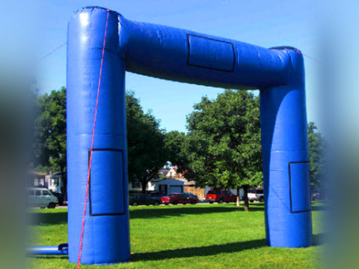 Blue Inflatable Arch ($250)